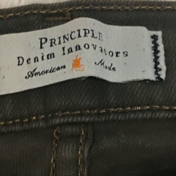 Principle size 2 green camo denim skinny jeans - Picture 4 of 4